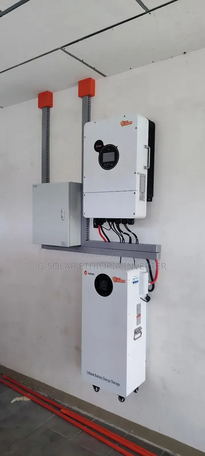 8kw Srne Hybrid Inverter + 10.24kwh Srne Lithium Battery 
