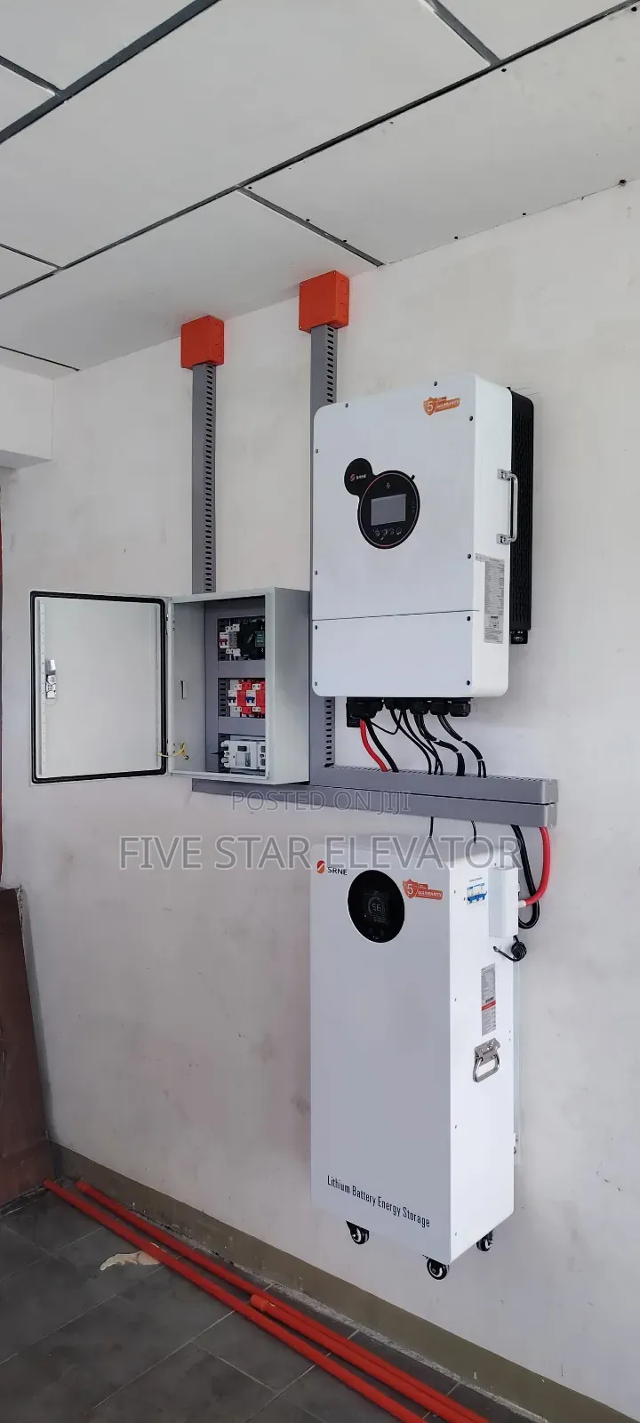 8kw Srne Hybrid Inverter + 10.24kwh Srne Lithium Battery 