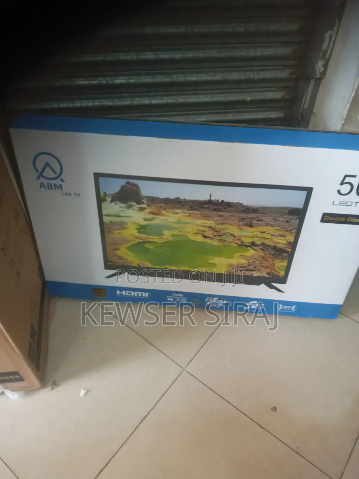 Abm Tv 50inch Smart Led  Quality Double Glass
