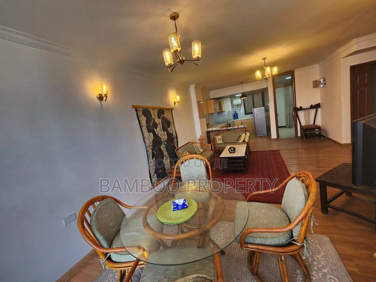 Furnished 3bdrm Apartment in Bole for rent