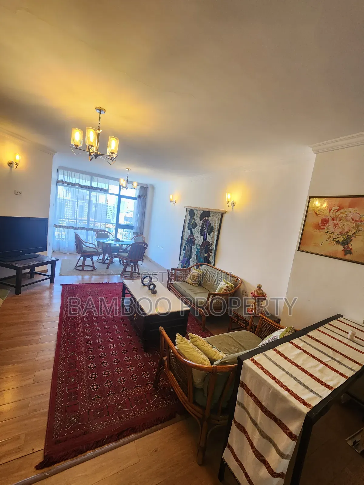 Furnished 3bdrm Apartment in Bole for rent