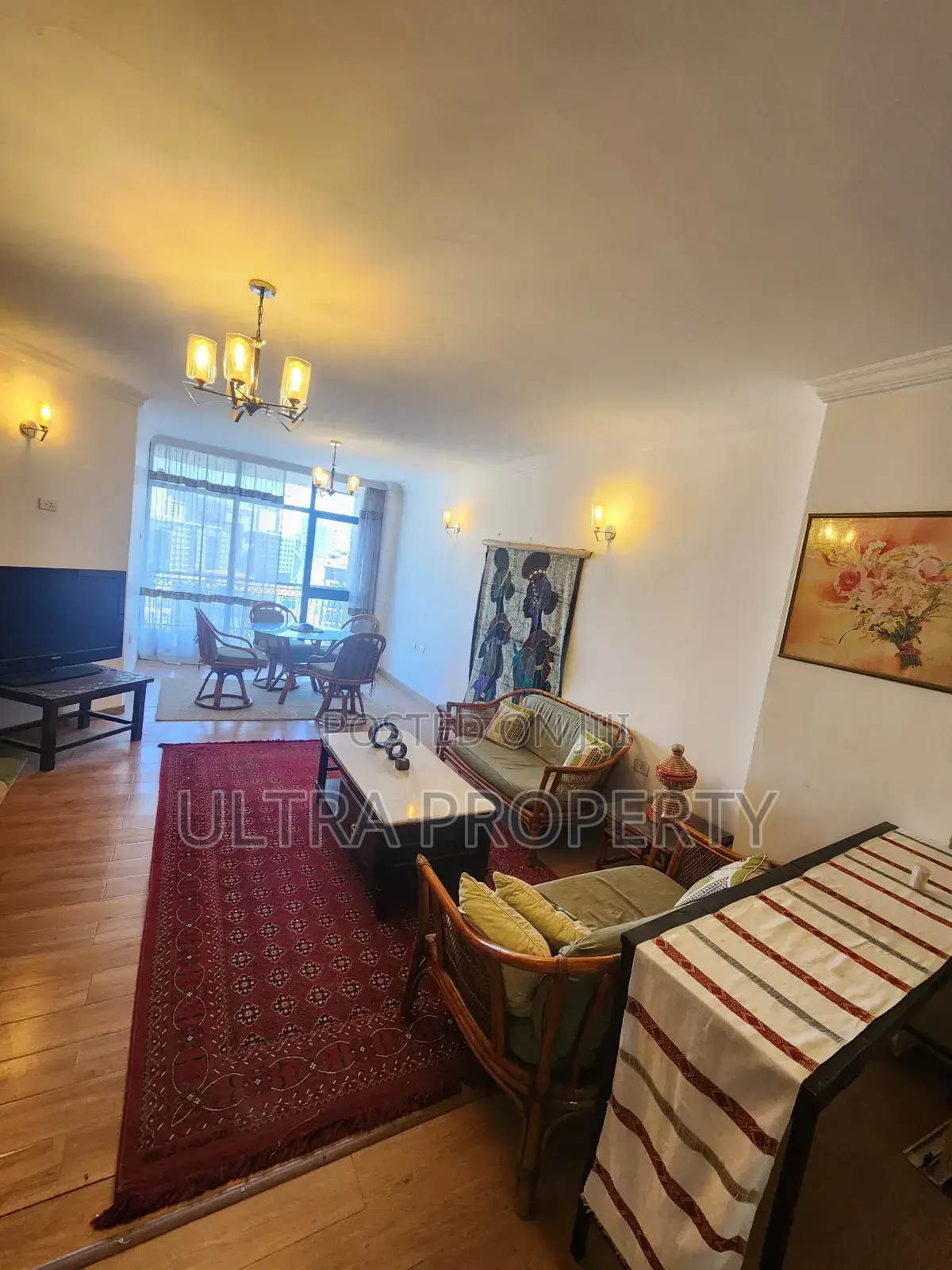 Furnished 3bdrm Apartment in Bole for rent