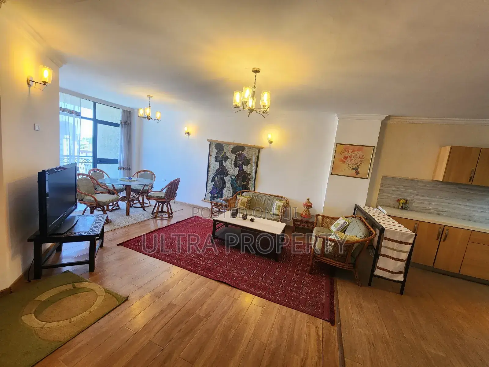 Furnished 3bdrm Apartment in Bole for rent