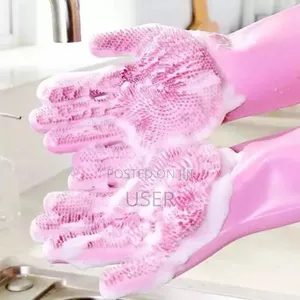 Two PCS Multifunctional Silicon Glove
