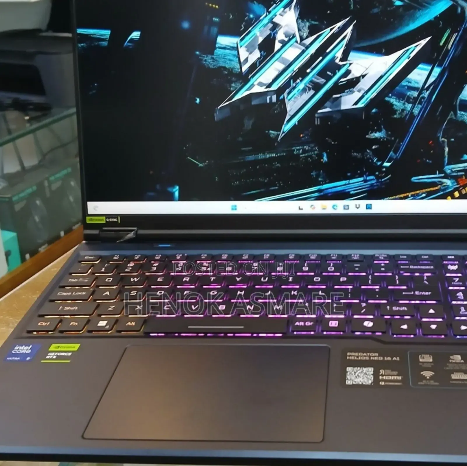 New Laptop Acer Predator Helios Neo 16 32GB Intel Core Ultra 9 SSD 1T