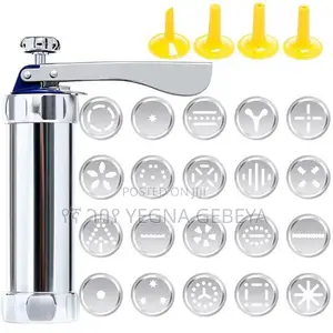 Aluminum Alloy Decorating Nozzle Set 20pcs Cookie Decorating Tool