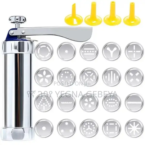 Aluminum Alloy Decorating Nozzle Set 20pcs Cookie Decorating Tool