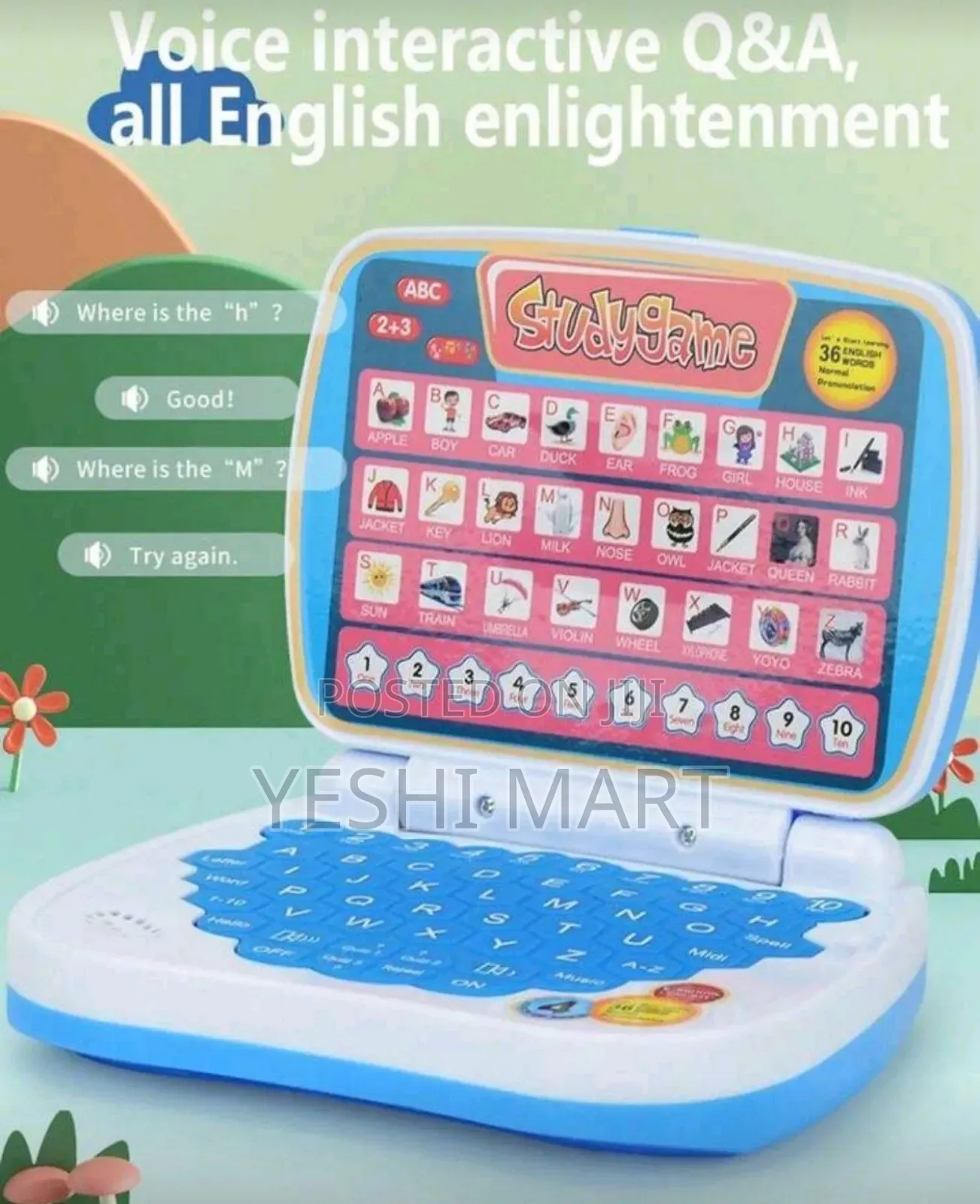 Smart Preschool Laptop, Smart Preschool Early Learning Tablet for Kid