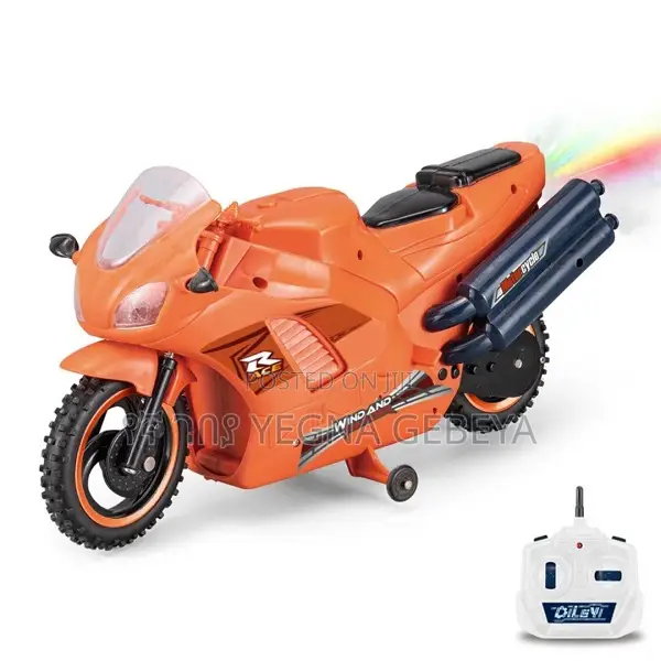 Rc Stunt Bike Rechargeable Remote Control Motorcycle (2.4g, Age 6+)