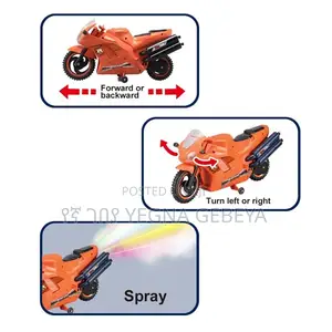 Rc Stunt Bike Rechargeable Remote Control Motorcycle (2.4g, Age 6+)