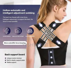 Photo - Unisex Adjustable Back Corrector, Shoulder Corrector, Full Back Suppor
