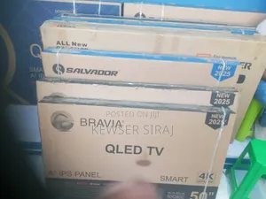 Bravia Tv 50inch Qled Frameless Screen 10 Years Warranty Feer Delivery