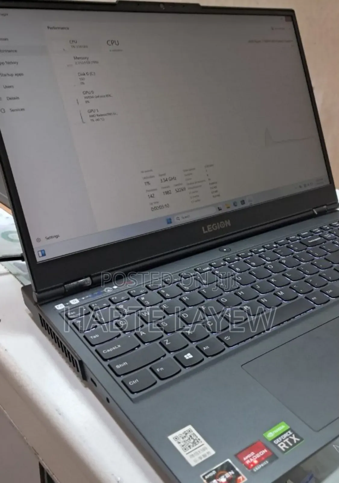 New Laptop Lenovo Legion 5 16GB AMD Ryzen 7 SSD 512GB