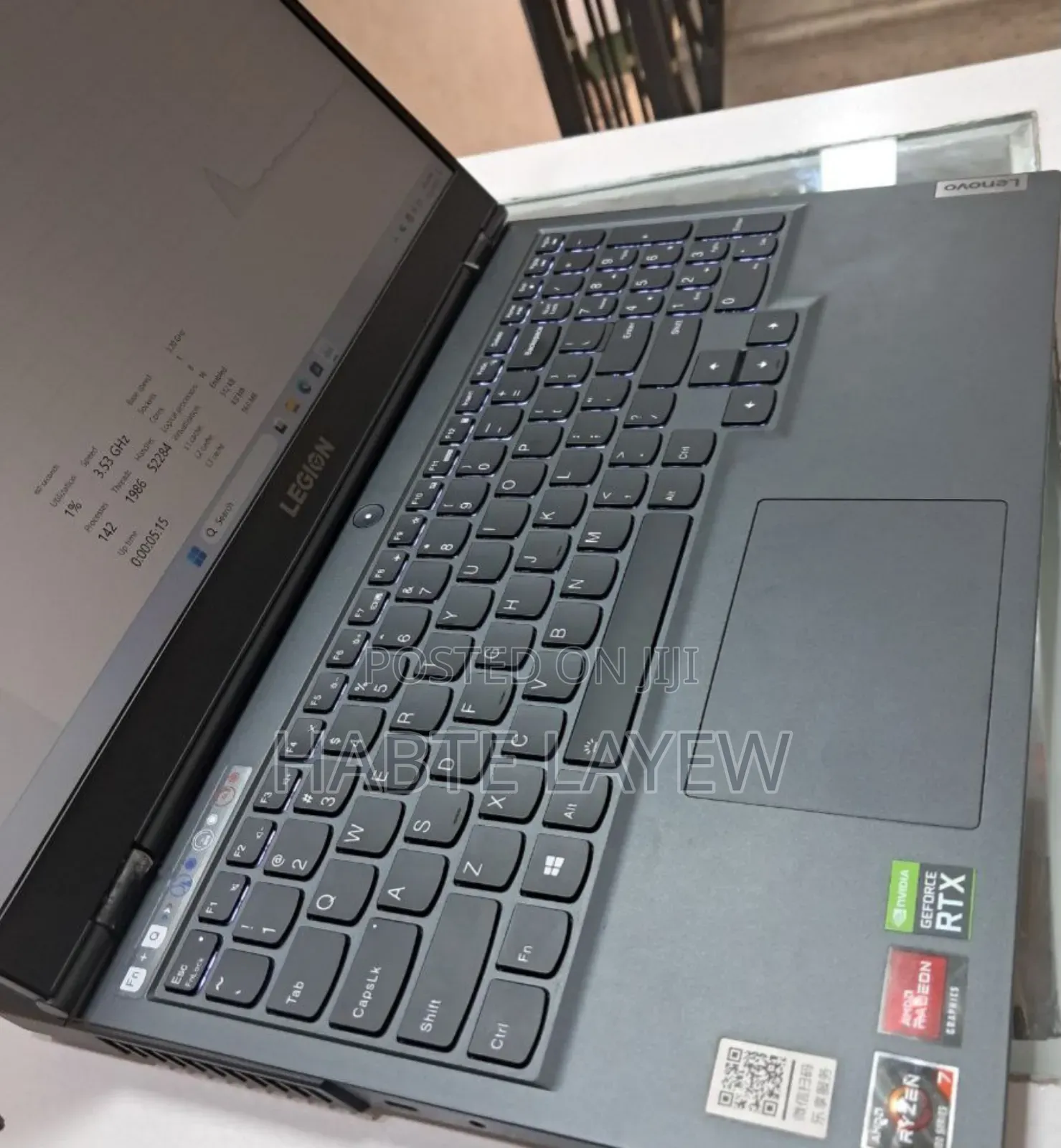 New Laptop Lenovo Legion 5 16GB AMD Ryzen 7 SSD 512GB