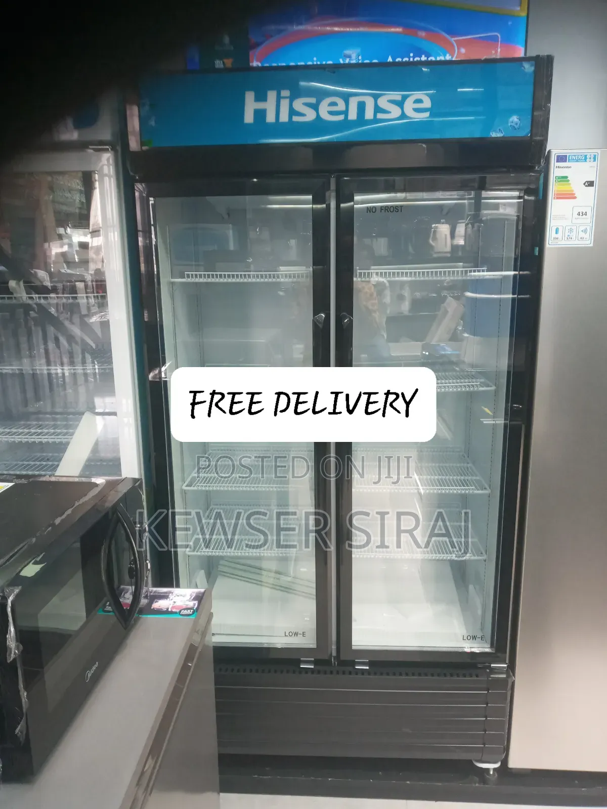 Hisense Display Refrigerator Keep Fresh Back Condonser Out System