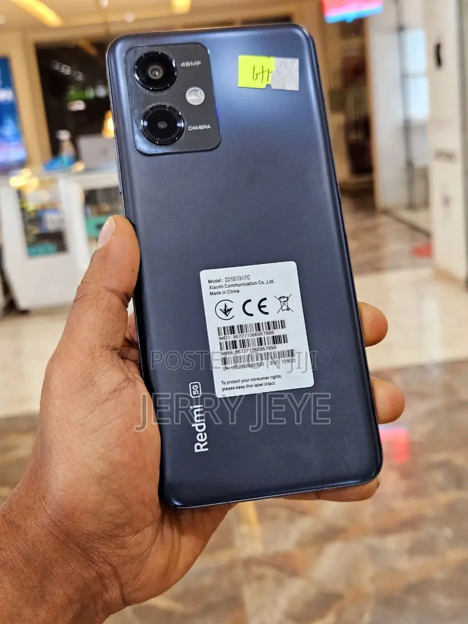 New Xiaomi Redmi Note 12 5G 128 GB Black