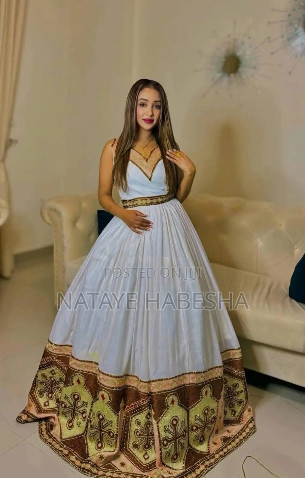 Habesha Kemis Habesha Dress እና ሽፎን የሓበሻ ቀሚስ አልባሳት Traditional Clothes
