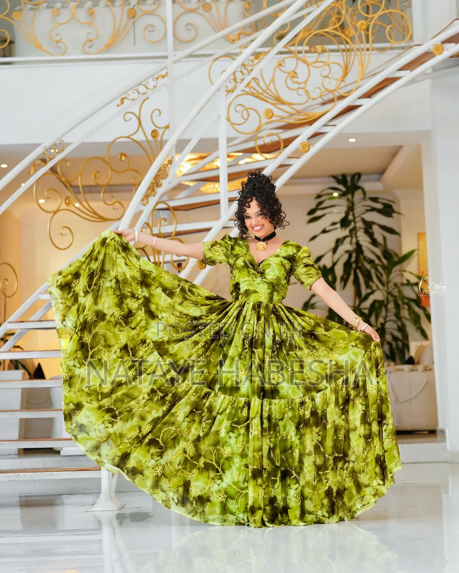 Habesha Kemis Habesha Dress እና ሽፎን የሓበሻ ቀሚስ አልባሳት Traditional Clothes