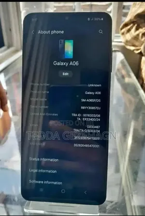 New Samsung Galaxy A06 64 GB Black