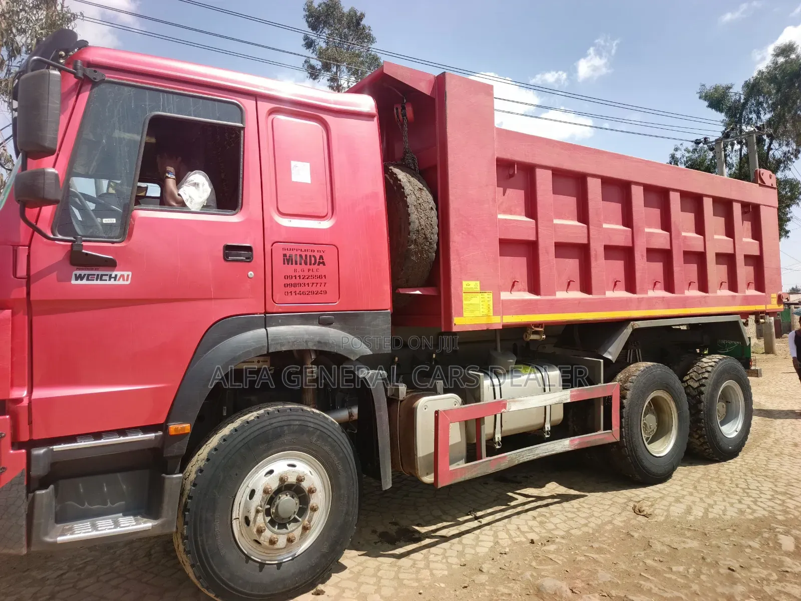 2024 ሞዴል ሲኖ ገልባጭ ኪ.ሜ: 29ሺ ባንክ:6,250,000 አለበት