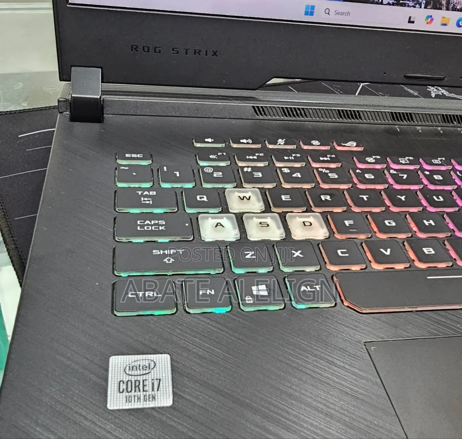 New Laptop Asus ROG Strix G17 24GB Intel Core I7 SSD 1T