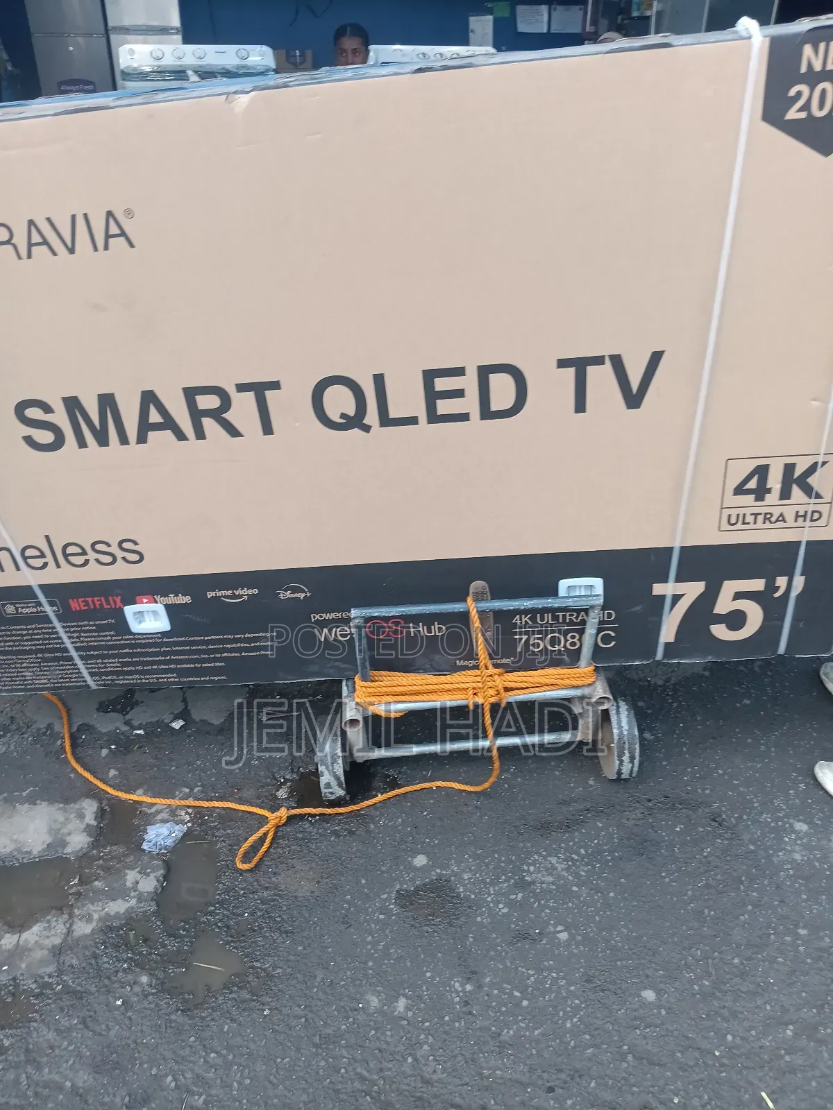 Bravia Smart Tv 75 Inch Qled Andraid Framelss Nw 2025 Model