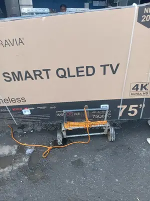 Bravia Smart Tv 75 Inch Qled Andraid Framelss Nw 2025 Model