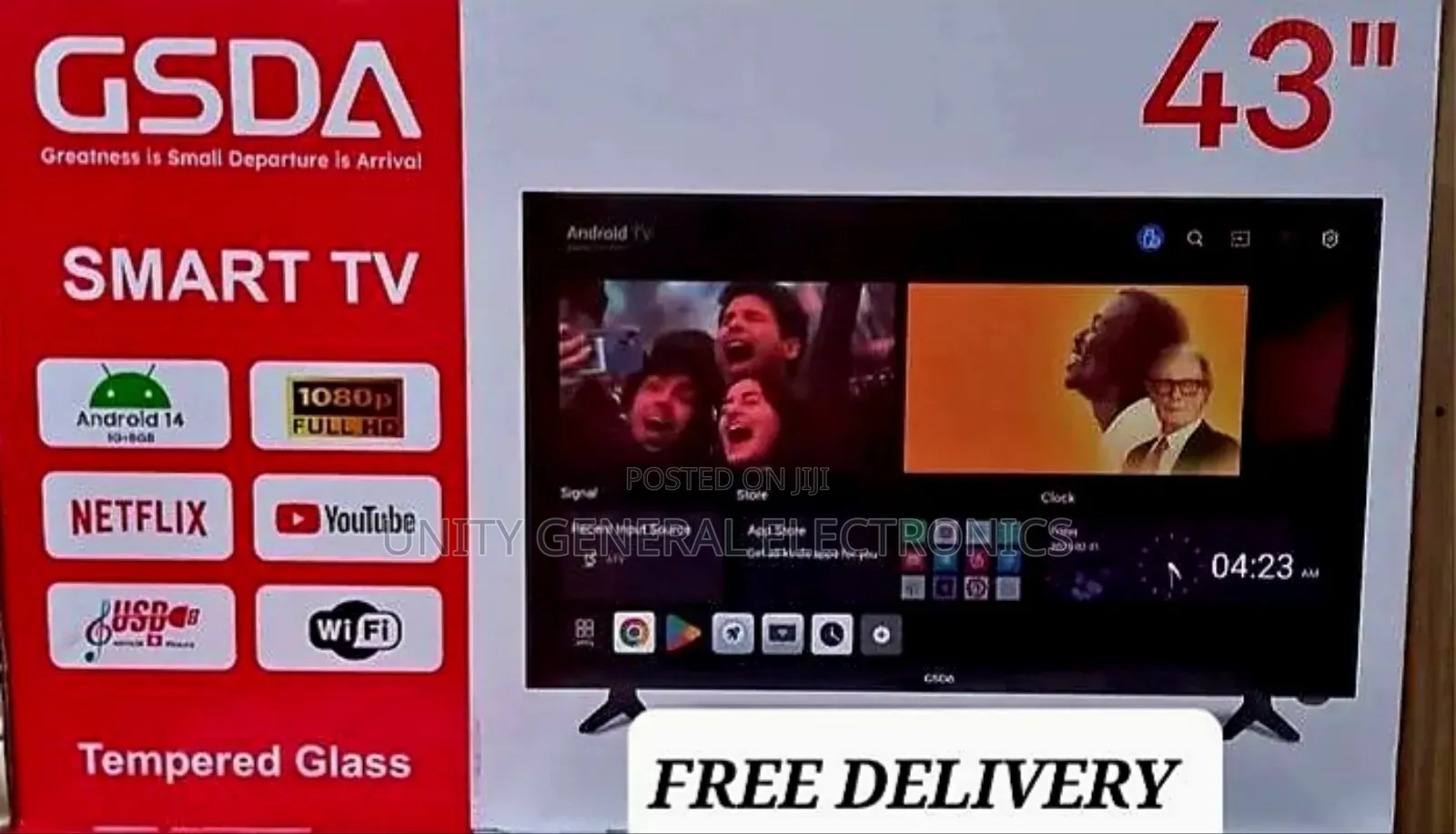 Gsda 43" Smart Tv