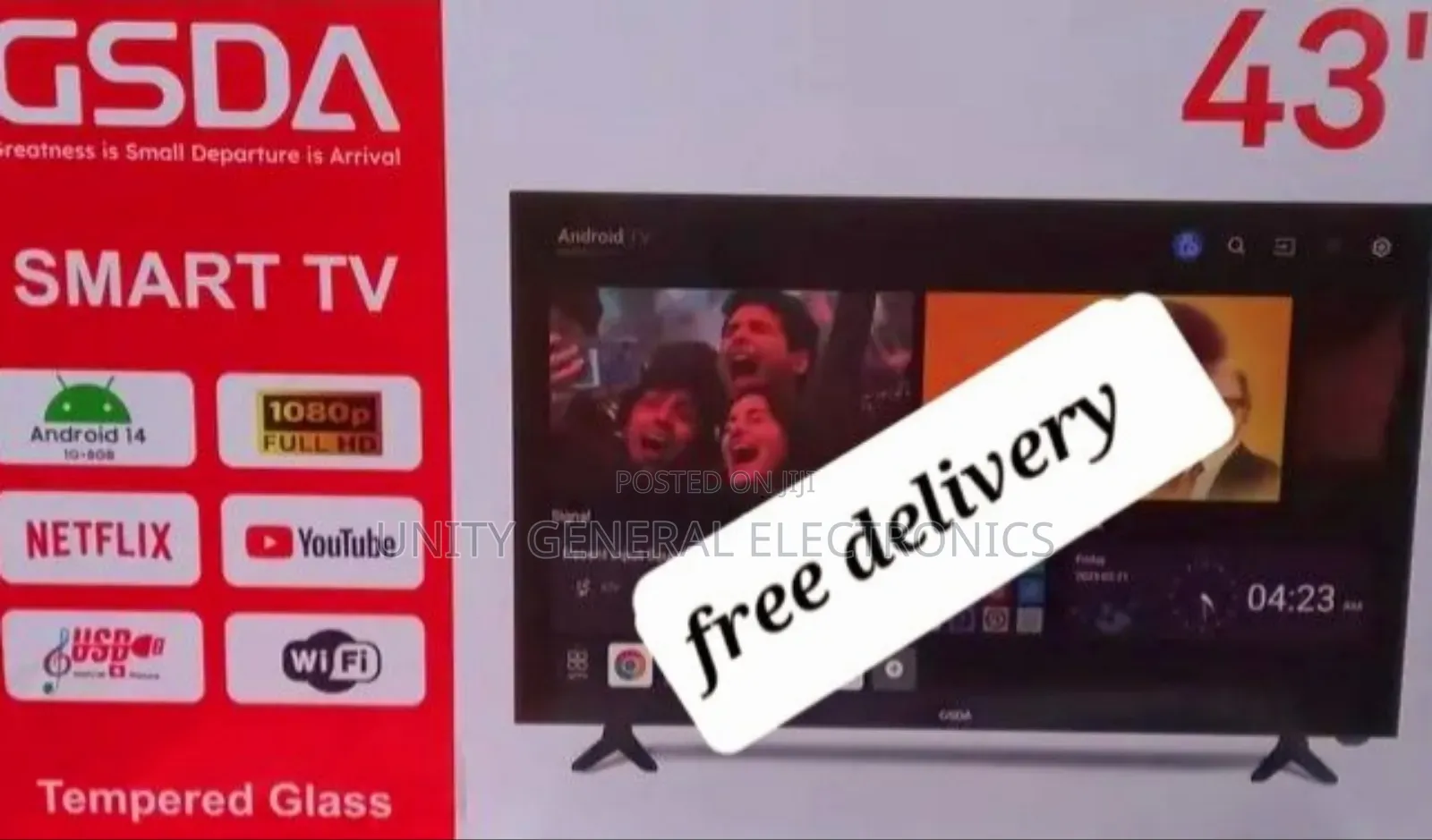 Gsda 43" Smart Tv