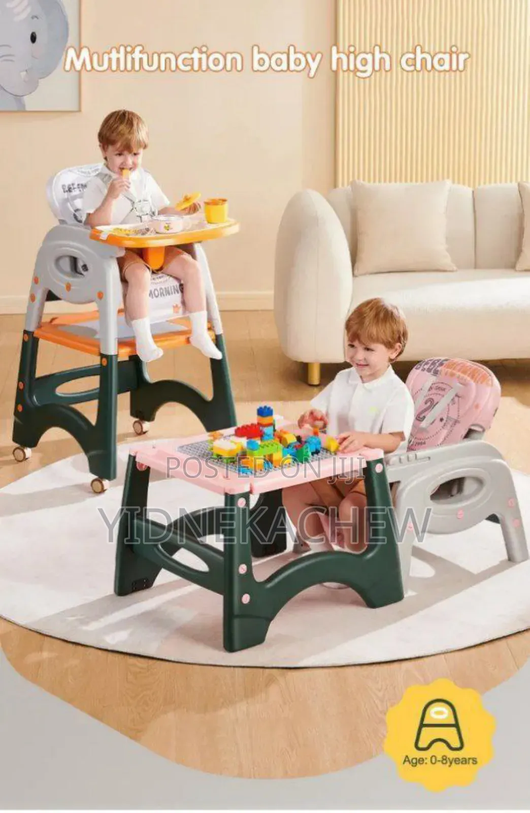 Baby Chair Study Table(6 in 1)
