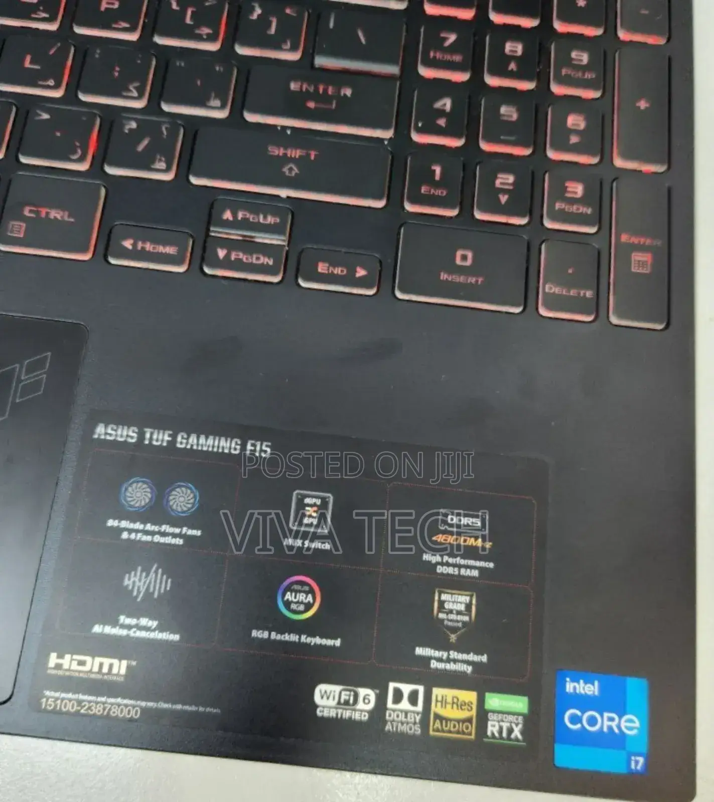 New Laptop Asus TUF Gaming A15 16GB Intel Core I7 SSD 512GB