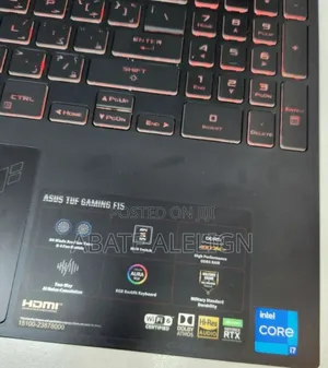 Photo - New Laptop Asus TUF Gaming A15 16GB Intel Core I7 SSD 512GB
