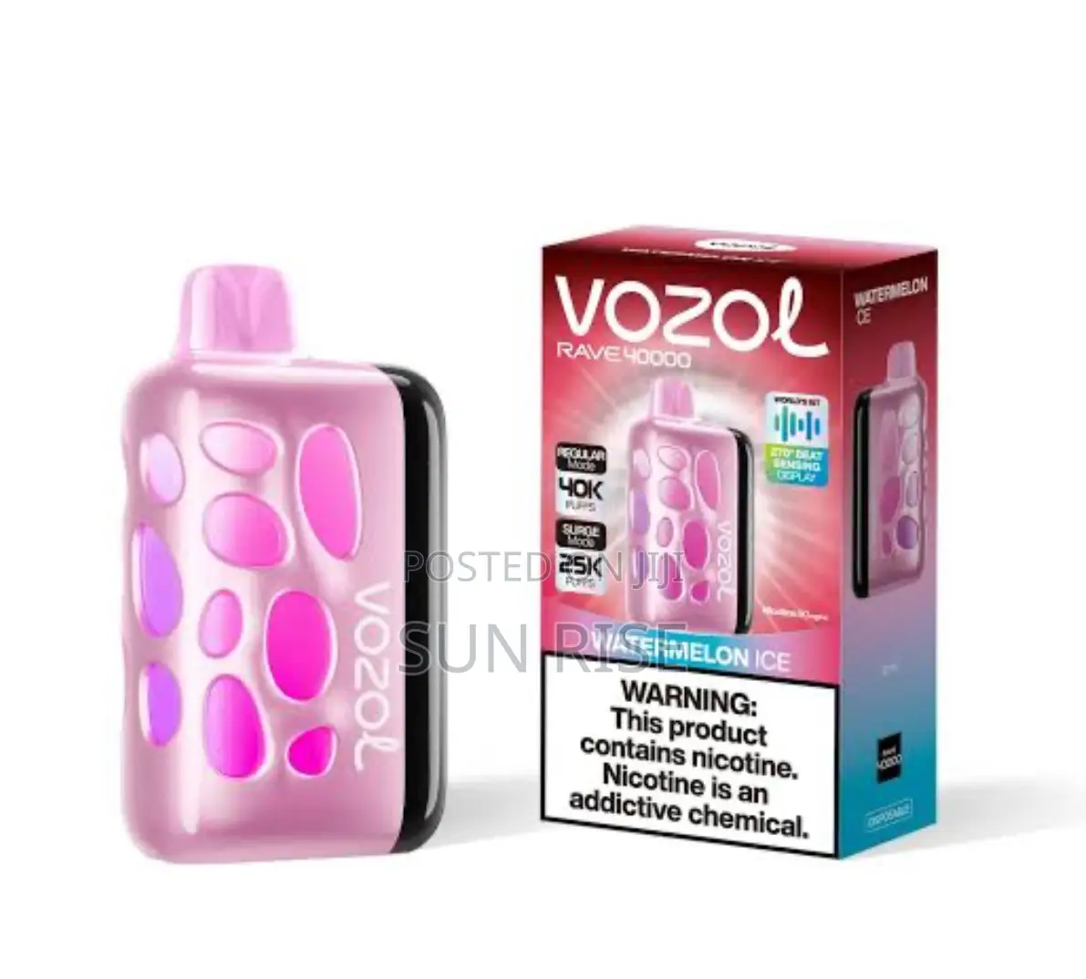 Vozol Rave 40000 Puff Watermelon Ice Bole Addis Ababa