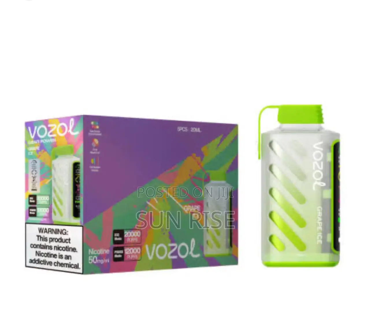 Vozol Gear Power 20000 Puff Vape Bole Addis Ababa