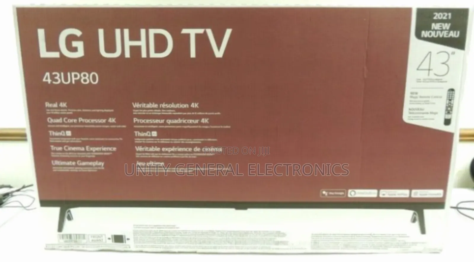 Lg 43" Smart Tv New 2021