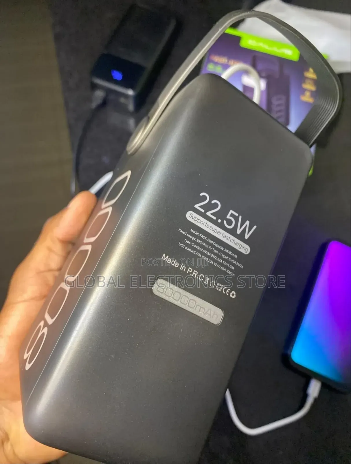 Super Fast Charging 80000 Mah Power Bank