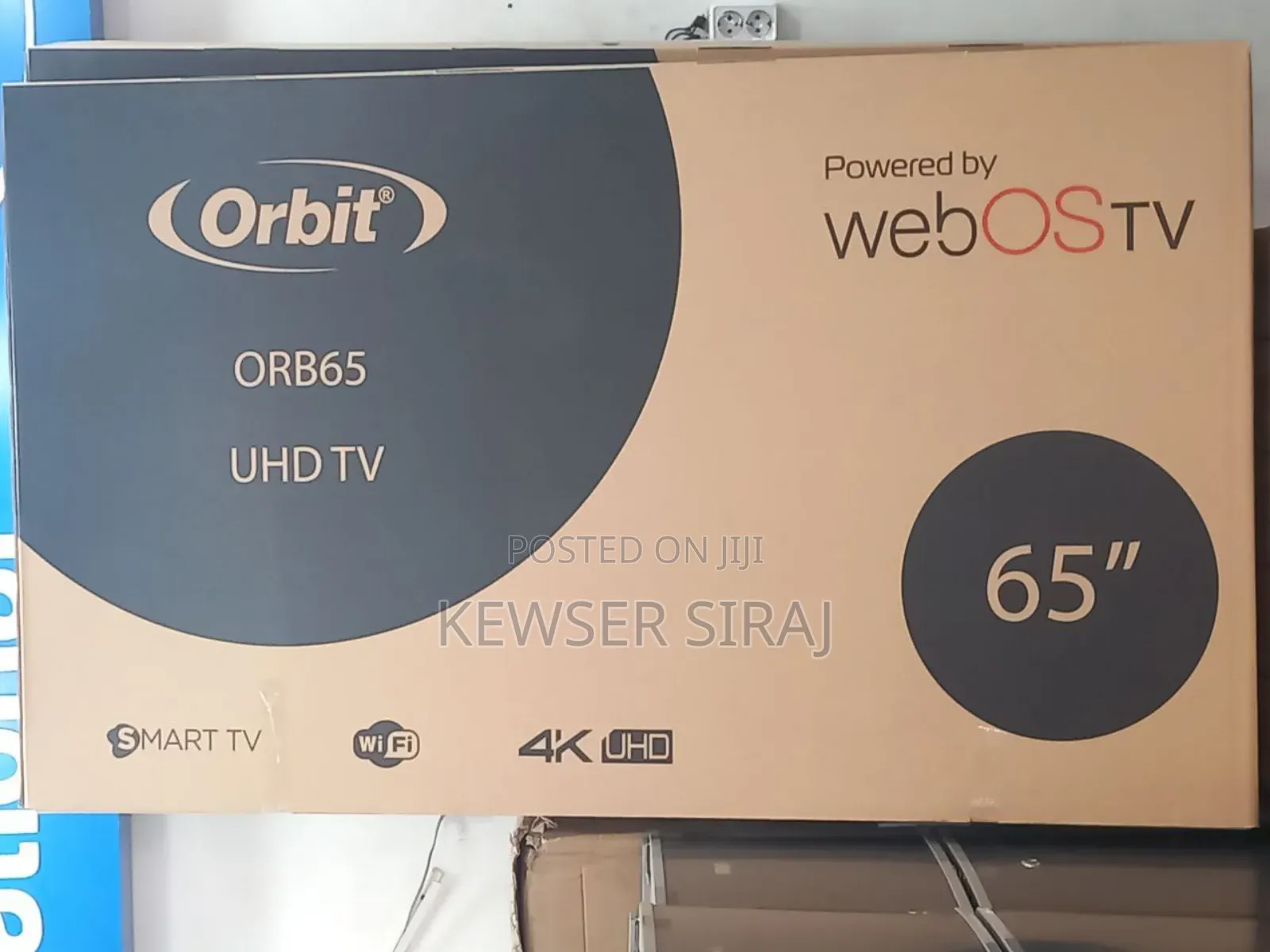 Orbti Tv 65inch Primium Hd Frameless Dising Originals Feer Diliver