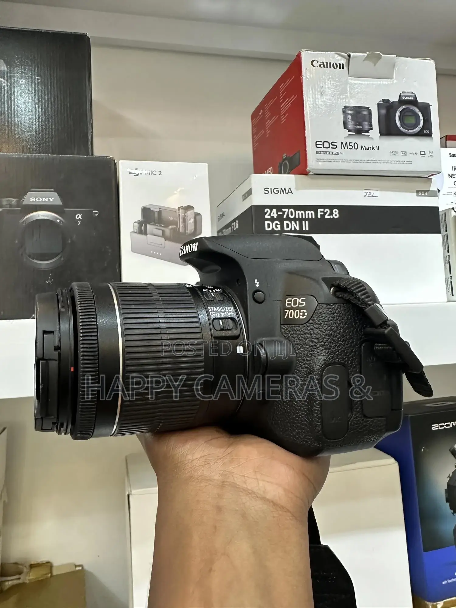 Canon Eos 700d 18-55mm DSLR Camera