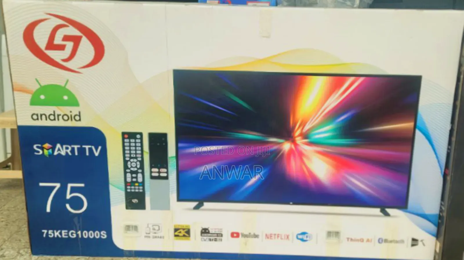 Lj 75" Smart Tv Double Glass