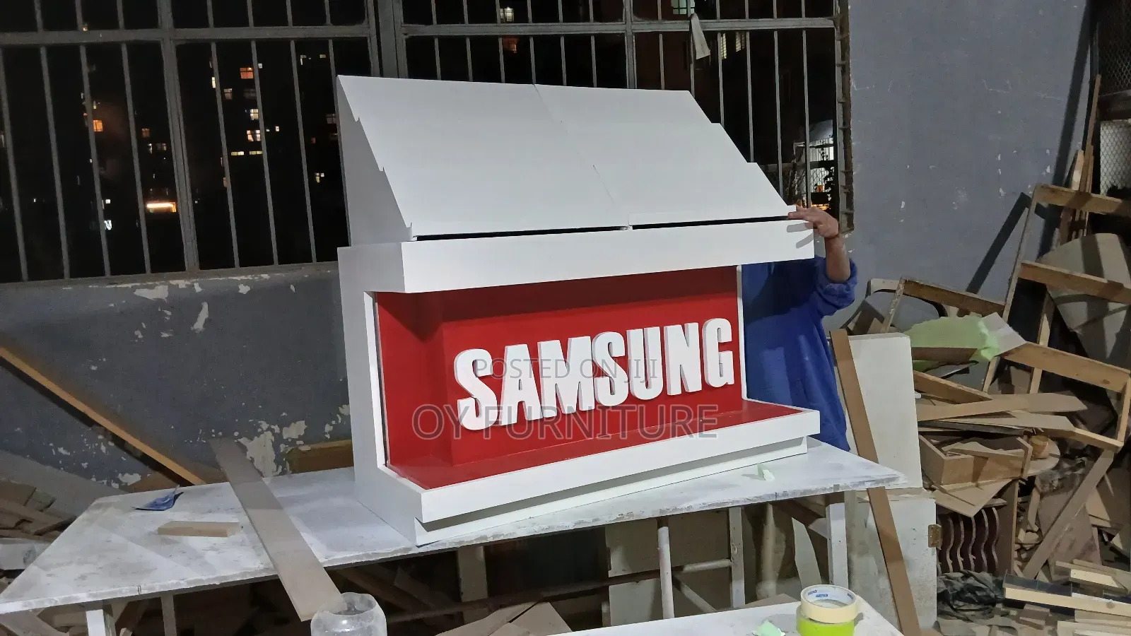 የሞበይል ድስፕለይ 120*45*110cm በጥራት የተሰራ