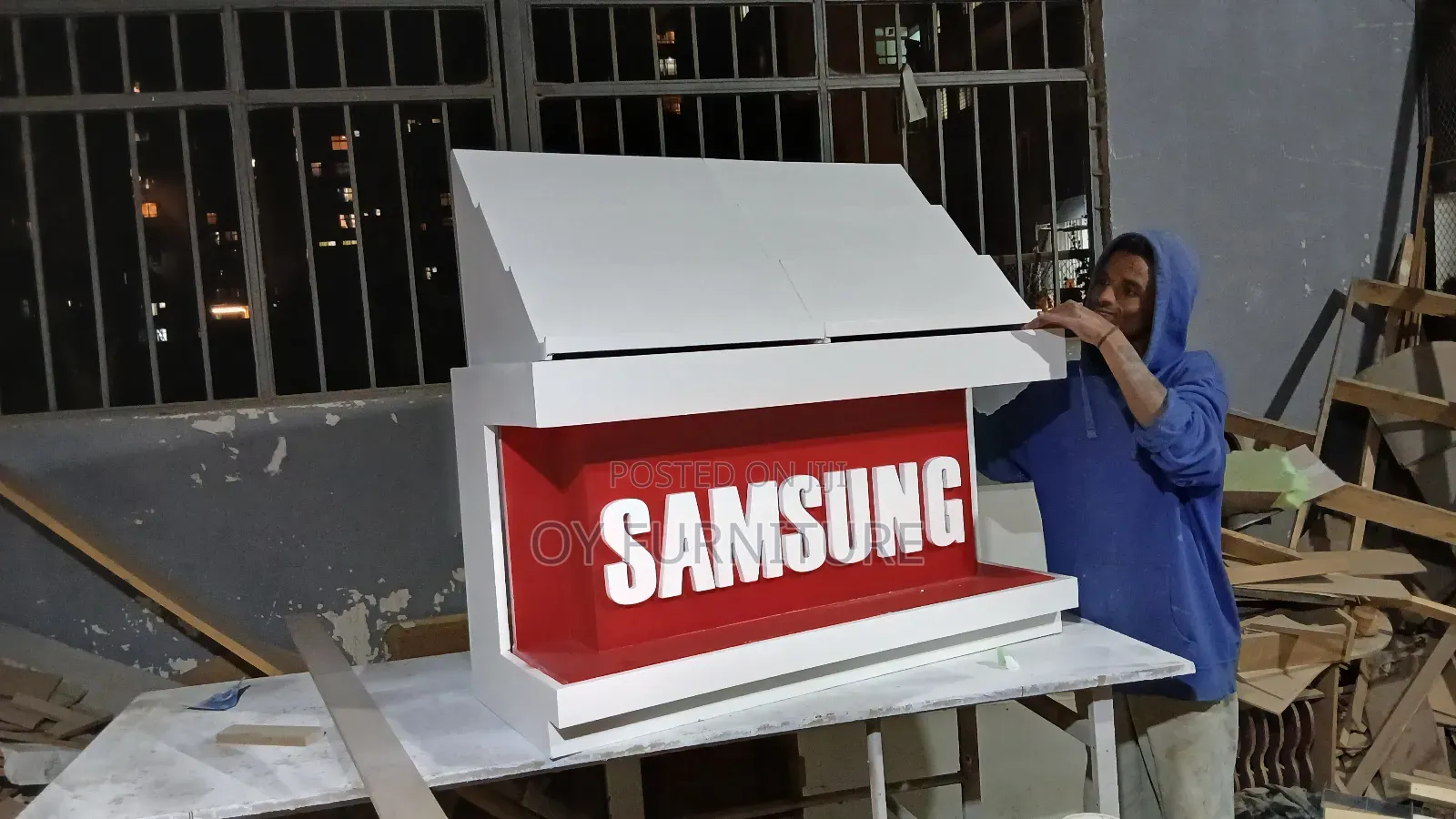 የሞበይል ድስፕለይ 120*45*110cm በጥራት የተሰራ