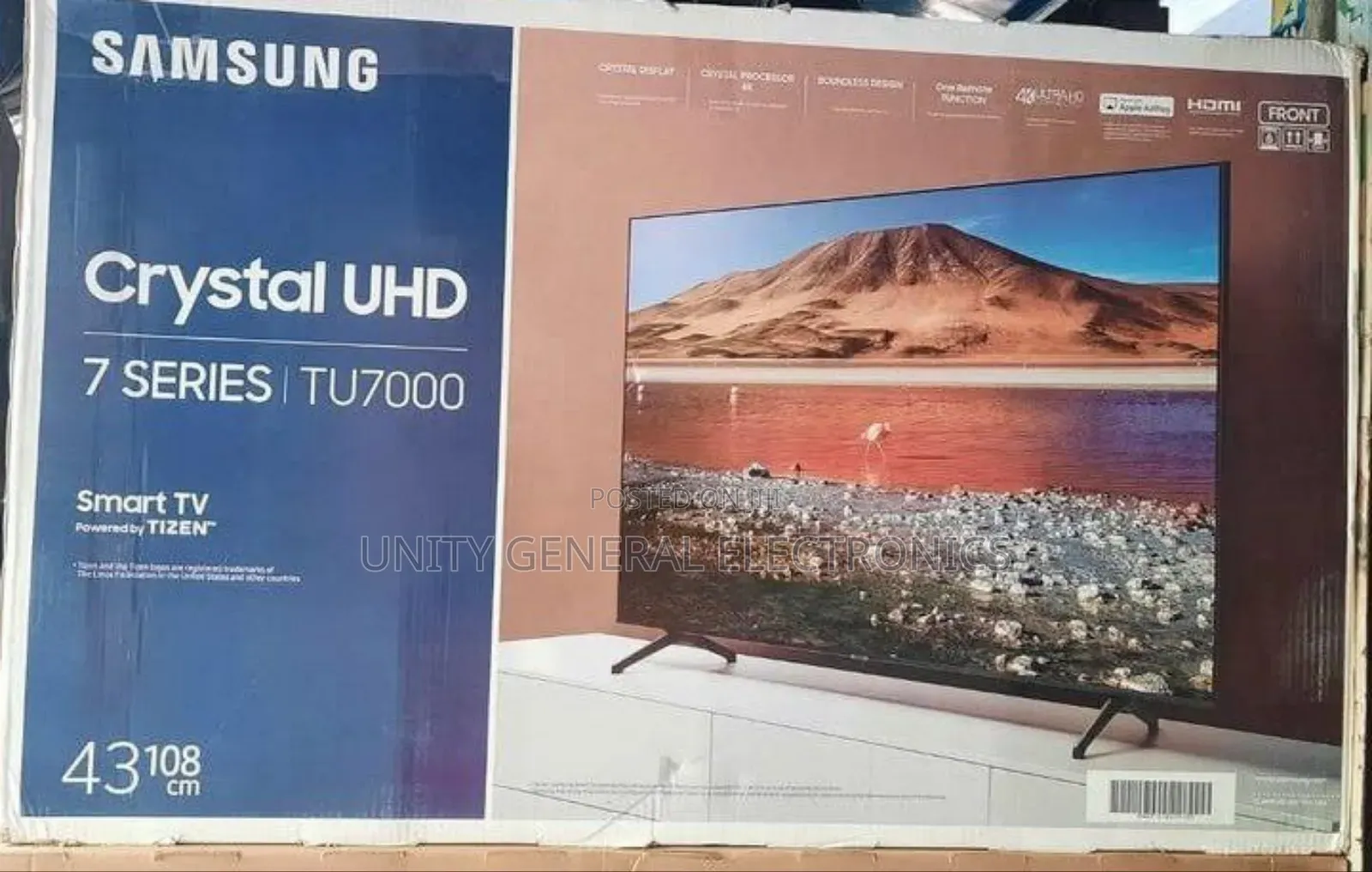 *Samsung 43" Led Smart Tv ◆ Free Delivery