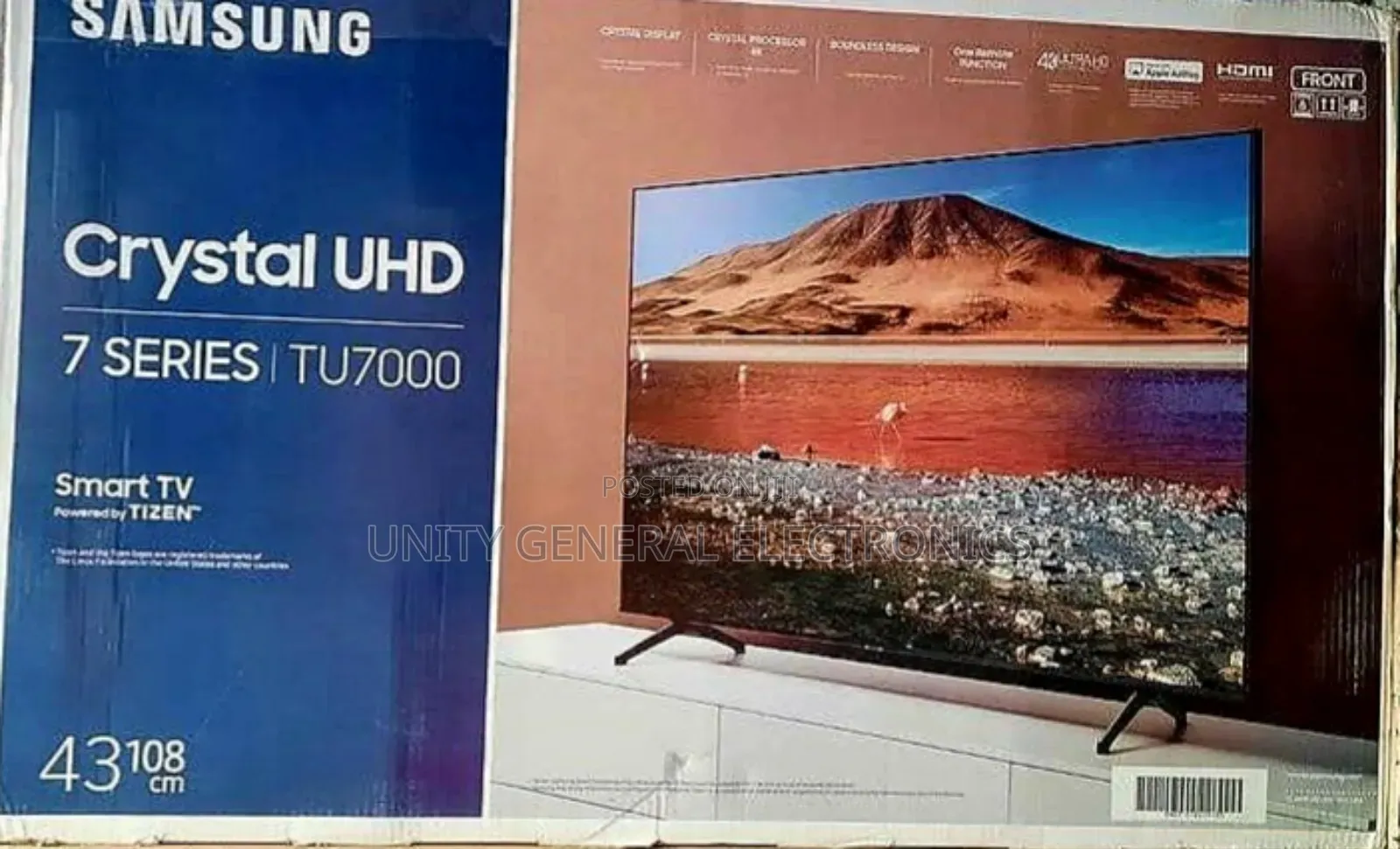 *Samsung 43" Led Smart Tv ◆ Free Delivery