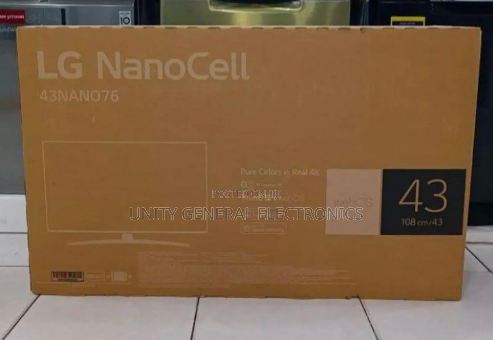 >Lg 43" Nano Webos Uhd Tv ■ Free Delivery