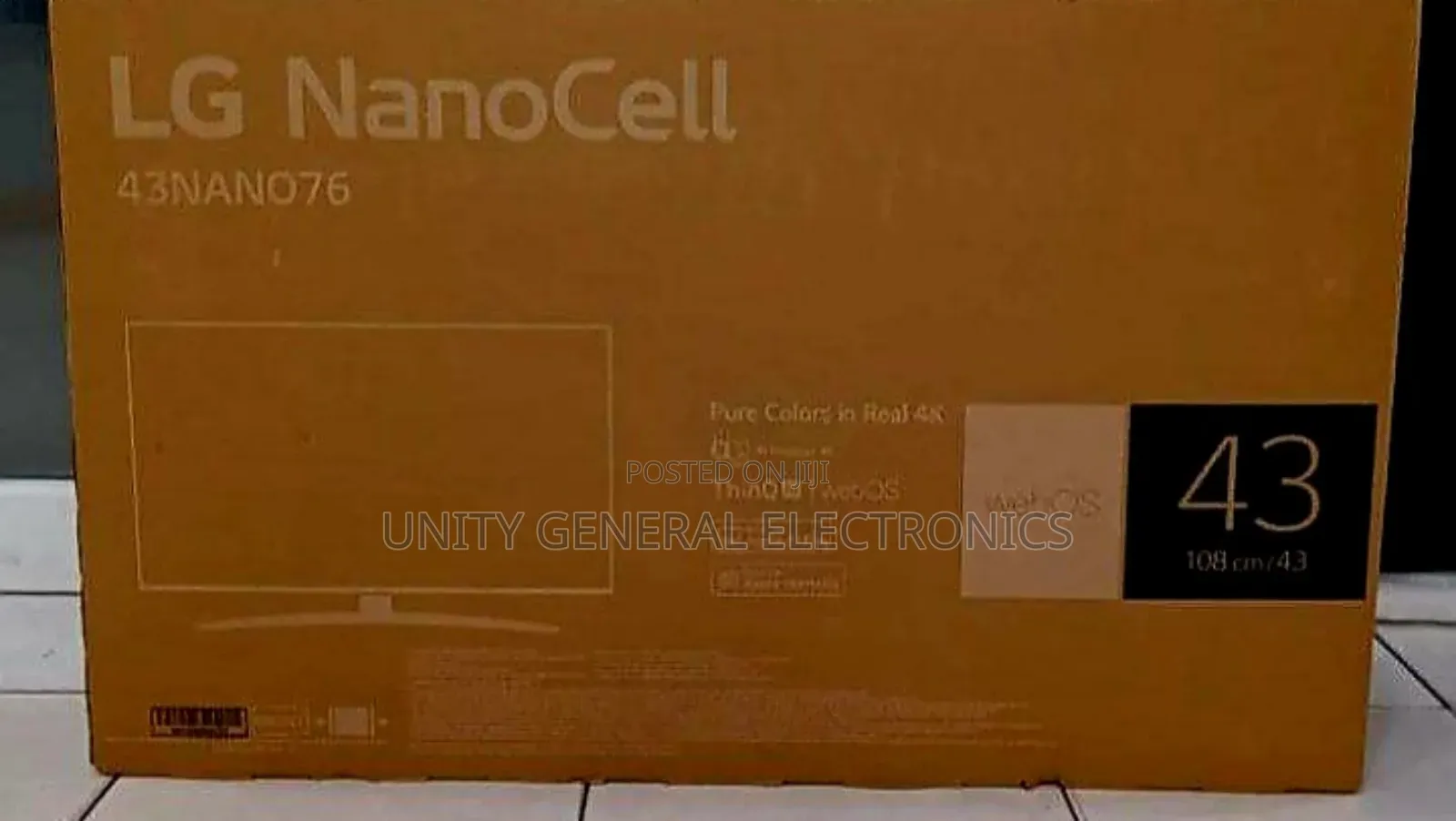 >Lg 43" Nano Webos Uhd Tv ■ Free Delivery