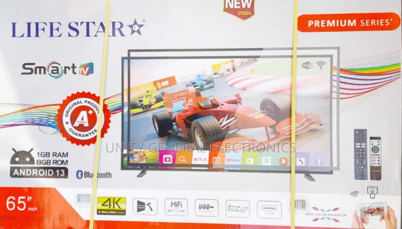 Life Star 65" Smart Tv ◆ Free Delivery