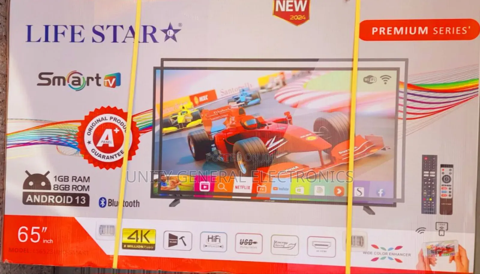 Life Star 65" Smart Tv ◆ Free Delivery