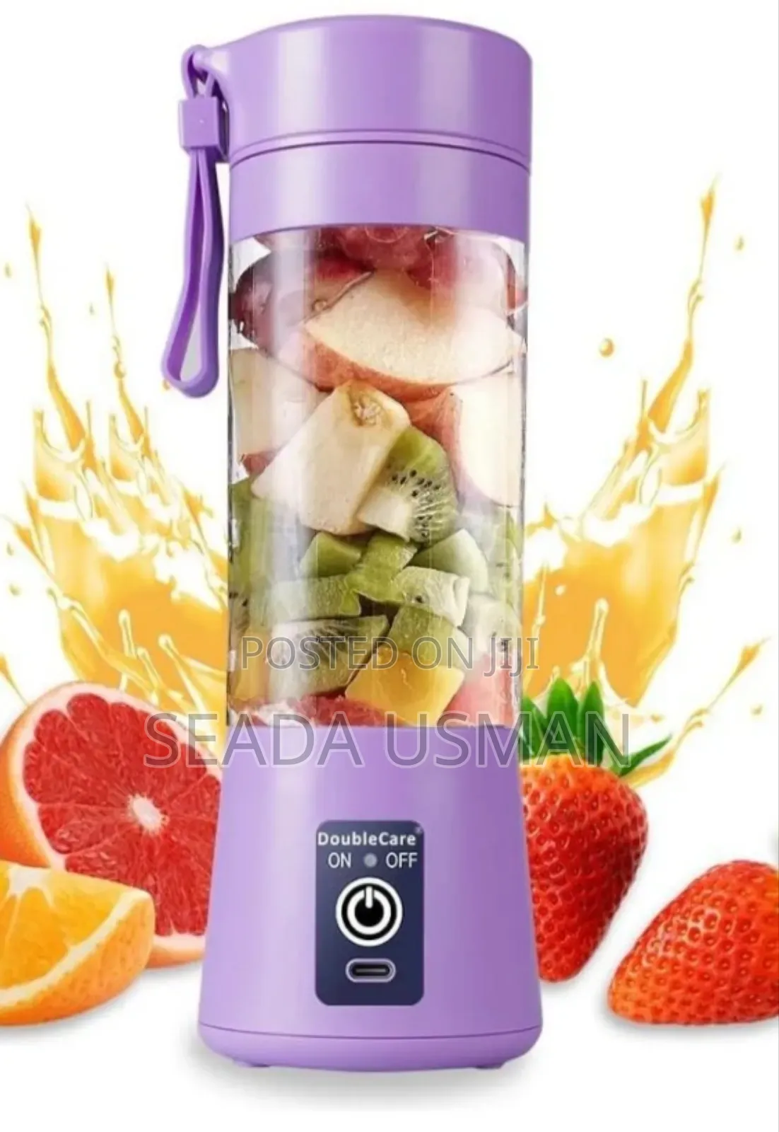 ባለ ቻርጅ ጁሰር (Portable Rechargeable Blender