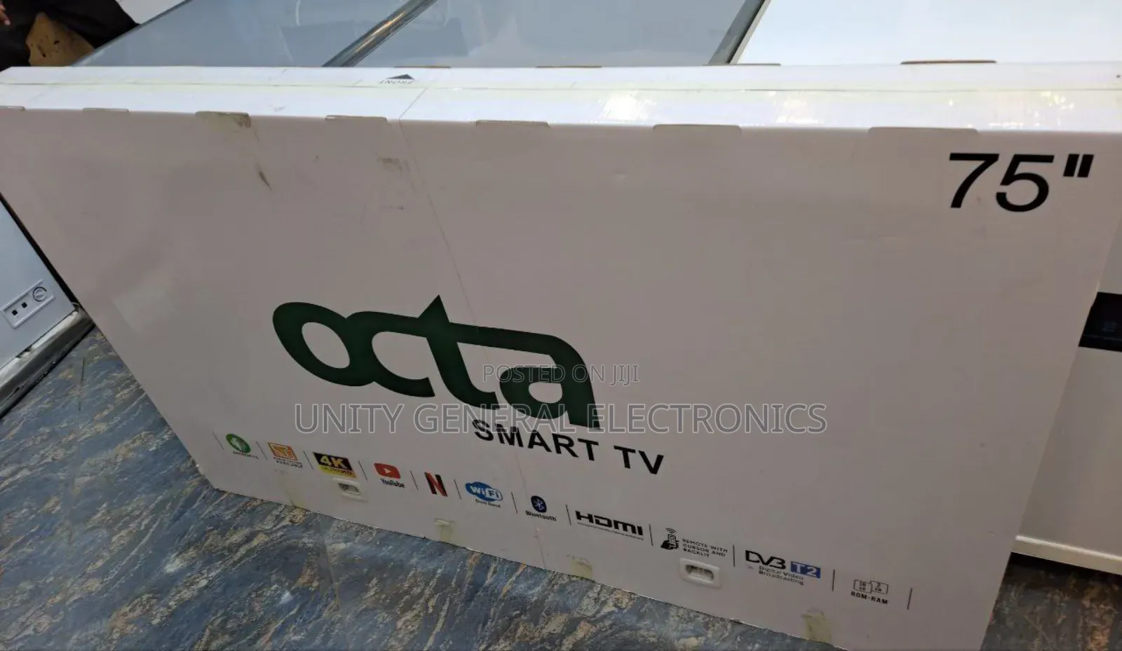 Octa 75" Uhd Smart Tv Free Delivery