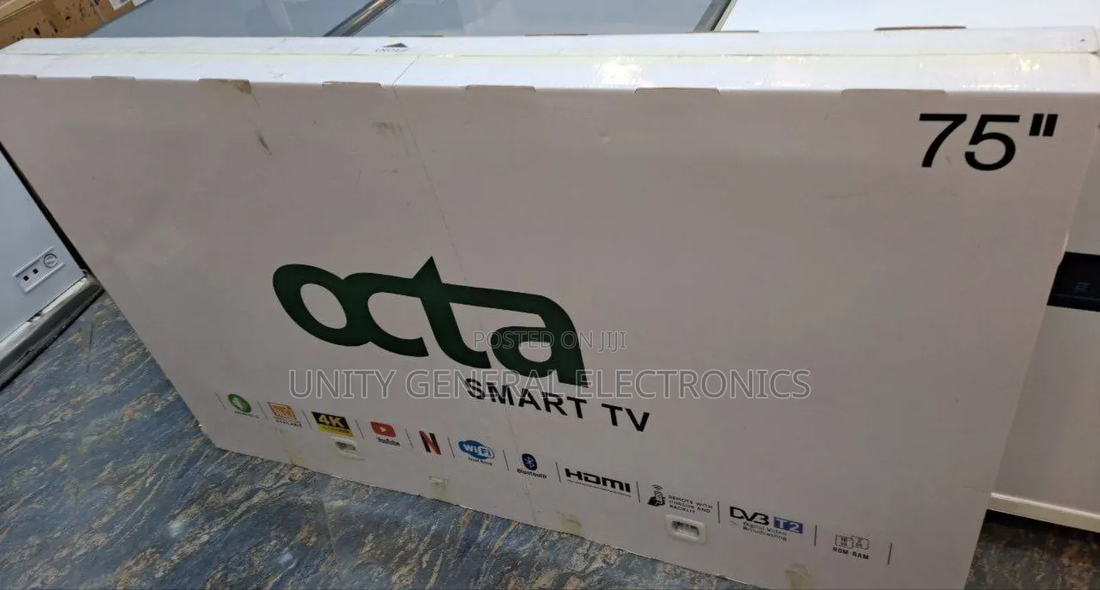 Octa 75" Uhd Smart Tv Free Delivery